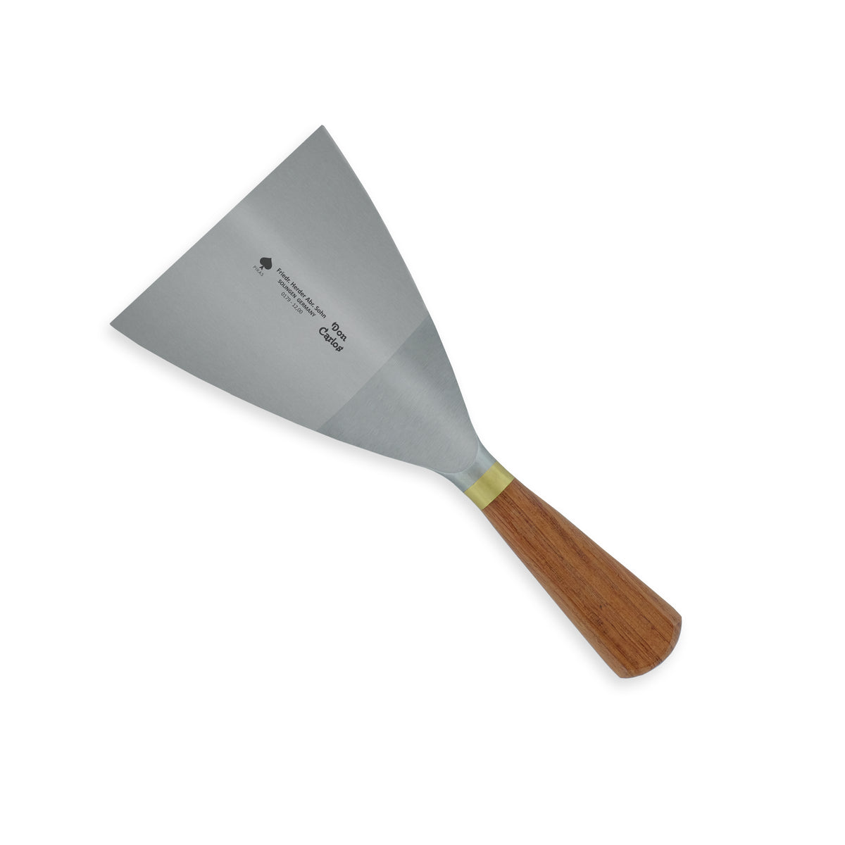 Spachtelmesser mit Holzgriff für Handwerk, Renovierung und Malerarbeiten, 12 cm Blattbreite
