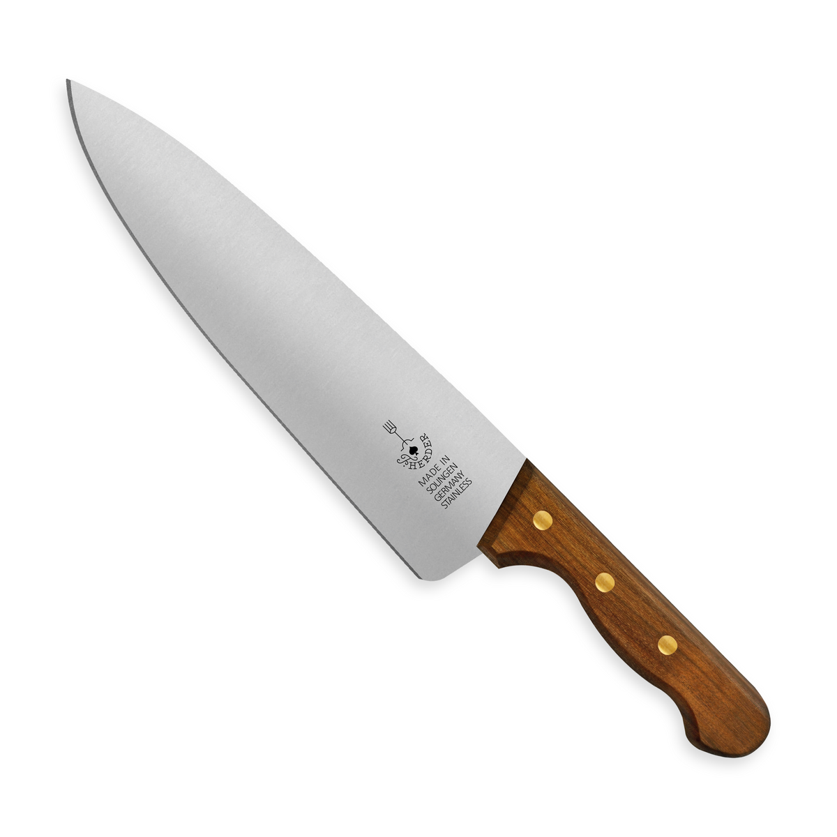 Kochmesser Walnuss – 26 cm Klinge aus Solingen