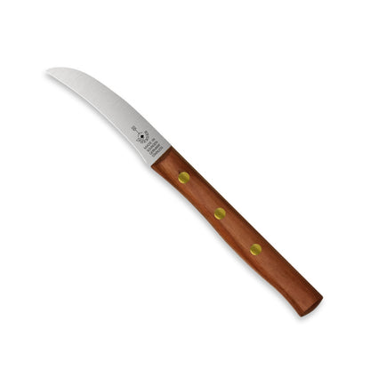 Zöppken Style Hohle Wate Rostfrei, Kirschholzgriff, Herder-Gravur, 7 cm Klinge