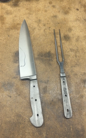 Grillset Klinge & Gabel für Messermacher