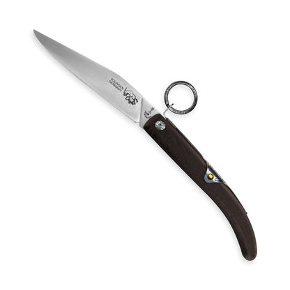 Oryx Taschenmesser mit Mooreichengriff, rostfrei, 11 cm Klinge