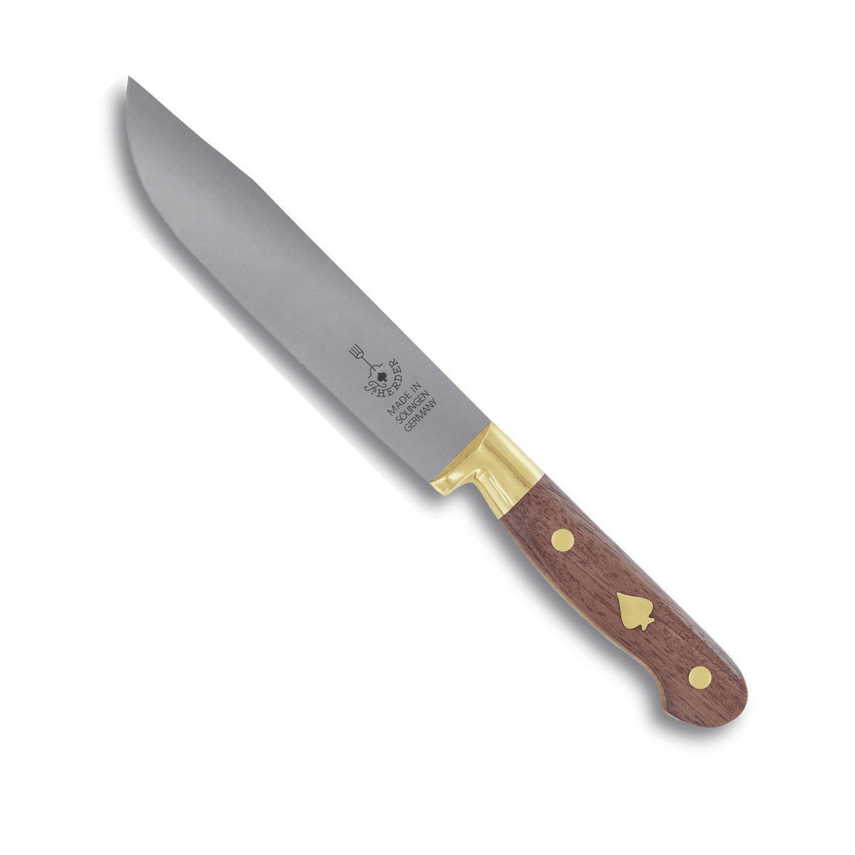 Hadrami - Padoukgriff - Carbonstahl / Rostfrei, 15,5 cm Klinge (Variante 2)