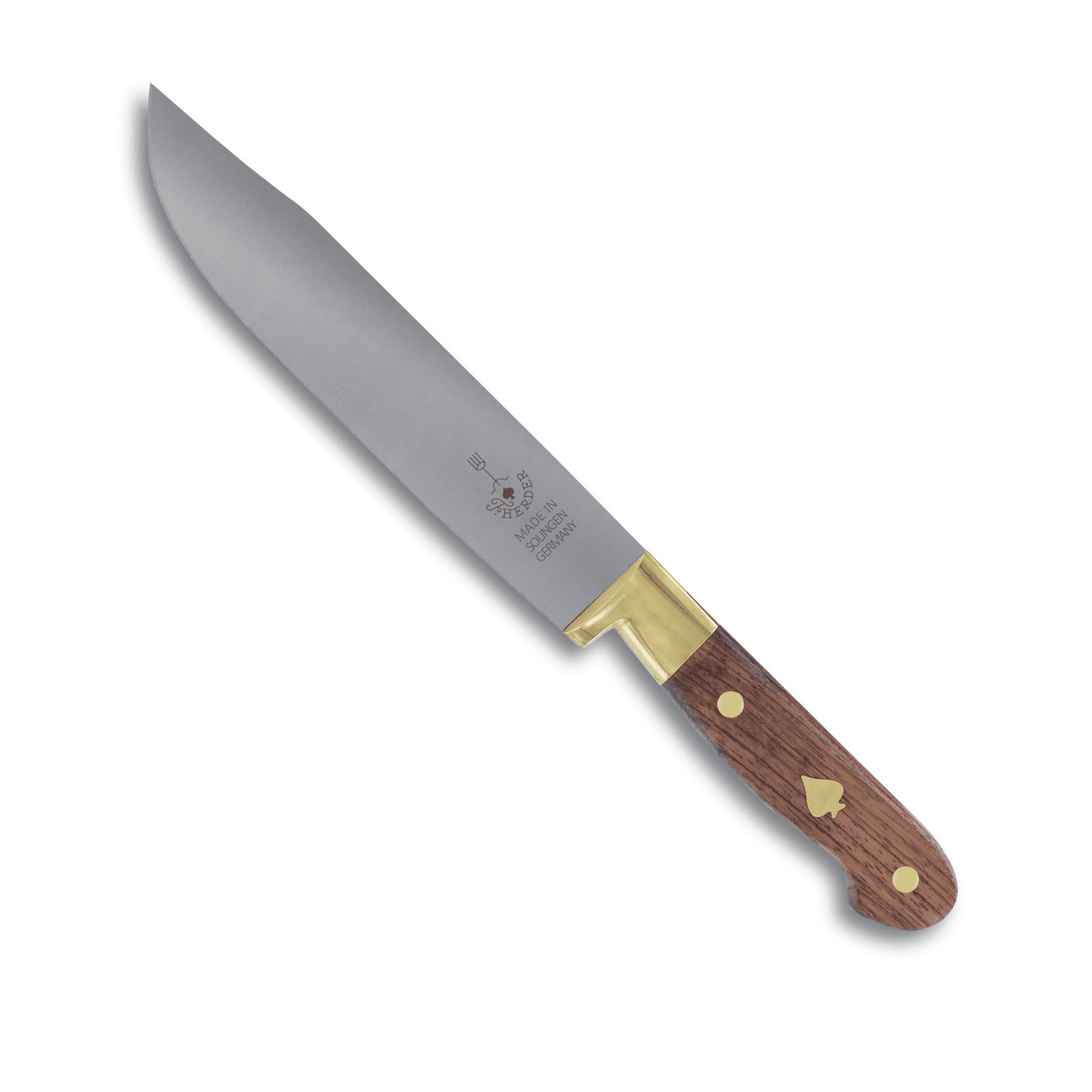 Hadrami - Padoukgriff - Carbonstahl / Rostfrei, 18 cm Klinge (Variante 2)