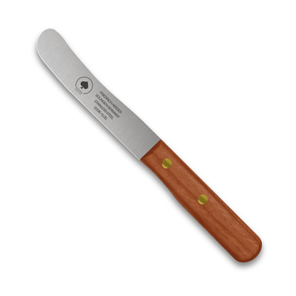Frühstücksmesser Buckelsmesser aus Solingen mit Kirsche Holzgriff – traditionelles Solingen Messer für Brot und Frühstück