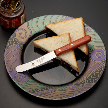 Buckelsmesser Brotmesser Solingen – Padouk Holzgriff mit Glattschliff – Ansicht 2
