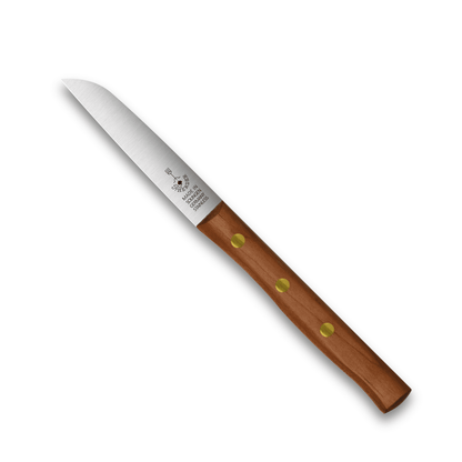 Gemüsemesser Solingen Zöppken Style Rostfrei Buche Holzgriff Dünnschliff mit Herder-Gravur (Variante 2)