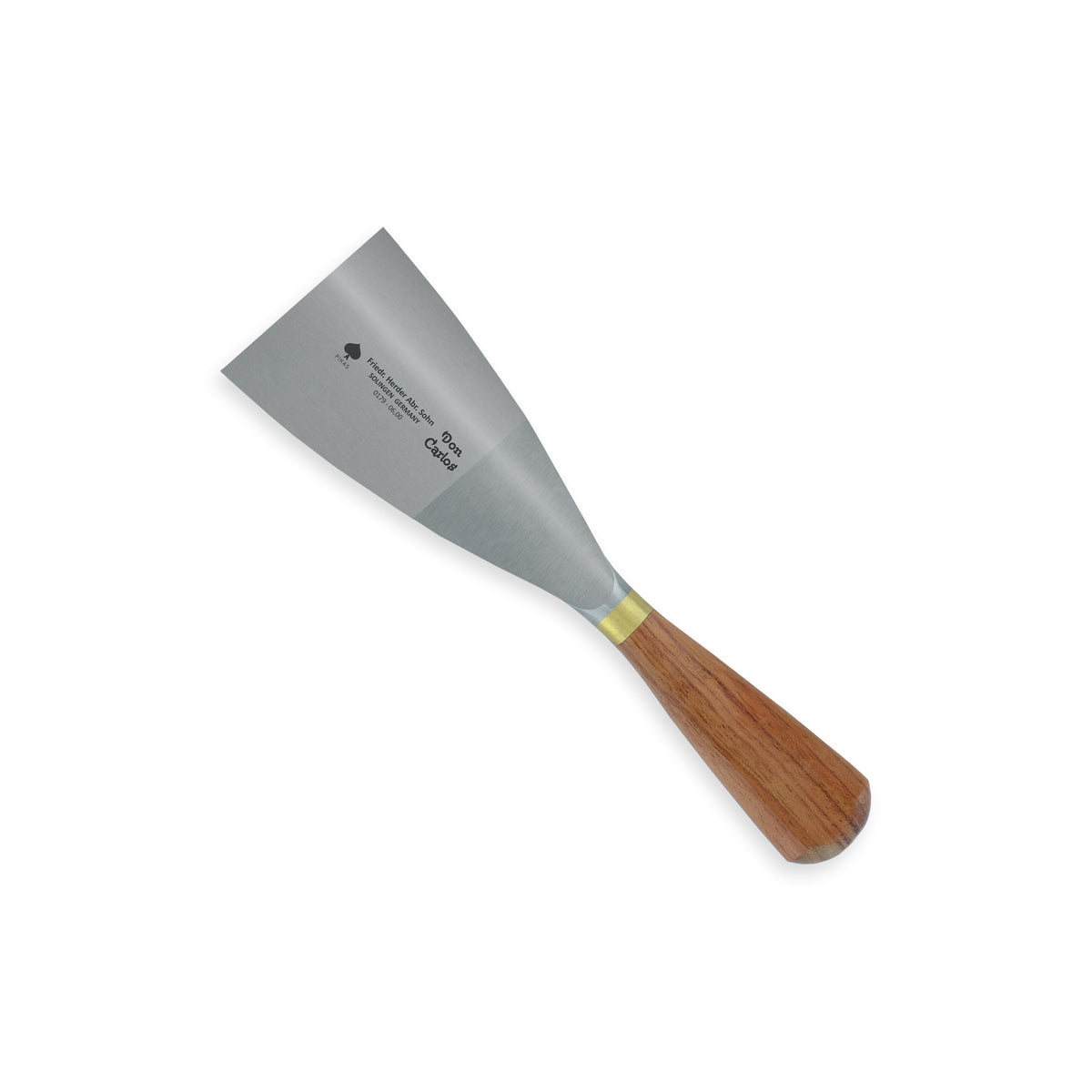 Spachtelmesser mit Holzgriff für Handwerk, Renovierung und Malerarbeiten, 6 cm Blattbreite