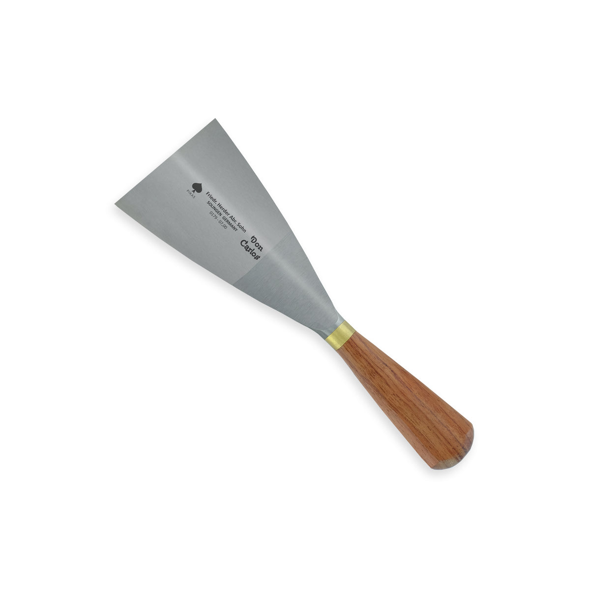 Spachtelmesser mit Holzgriff für Handwerk, Renovierung und Malerarbeiten, 7 cm Blattbreite