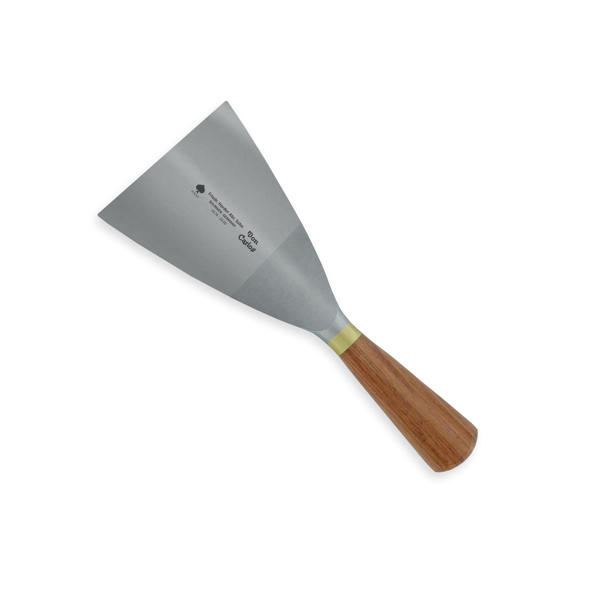 Spachtelmesser mit Holzgriff für Handwerk, Renovierung und Malerarbeiten, 10 cm Blattbreite